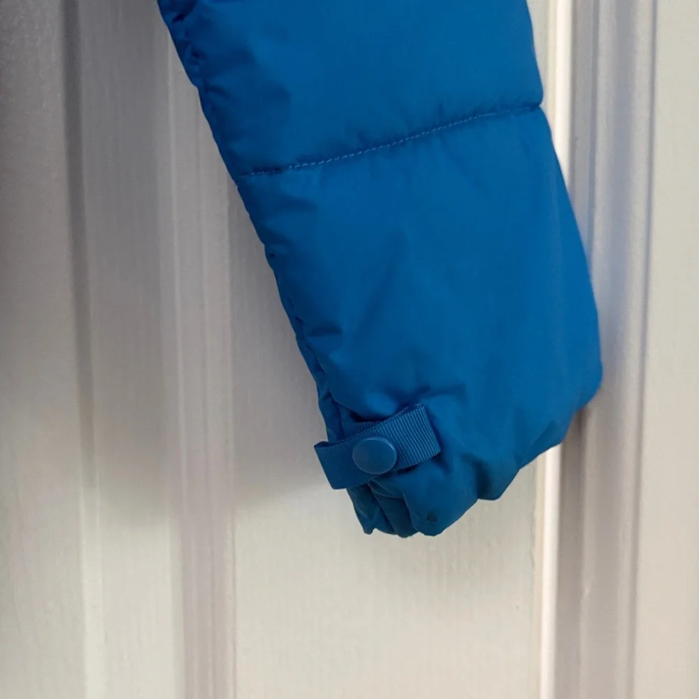 The North Face Kids' Blue Puffer Jacket size Medium 10/12 TNF - Picture 4 of 6